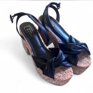 Shu Shop Black Platform Sandals